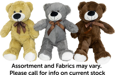 14″ Bear With Bow Tie (Natural Colors)