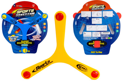 11″ Sports Boomerang On Card