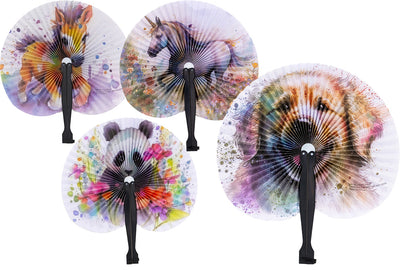10.5″ Cute Animals Fan With Handle