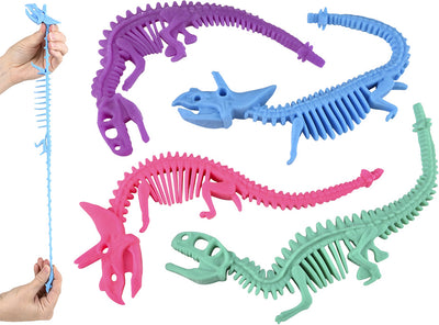 9″ Stretchy Dino Skeleton (4 Assorted)