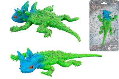 8.5″ Soft Blue/Green Lizard