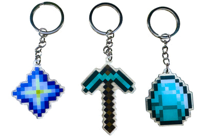 2″ Acrylic Pixel Keychain