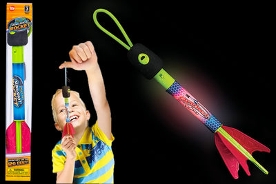 9.5″ Light Up Sling Shot Rocket