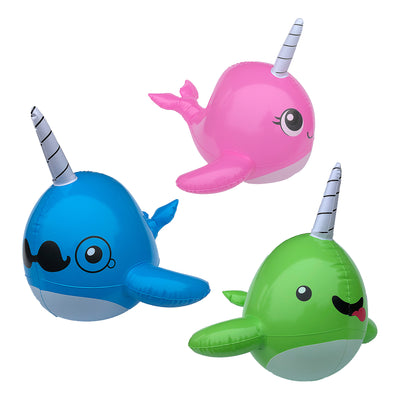 18″ Inflatable Narwhal