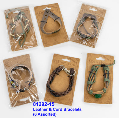 Leather & Cord Bracelets